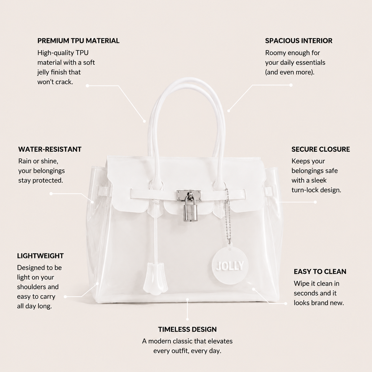 THE JOLLY BAG — Creamy