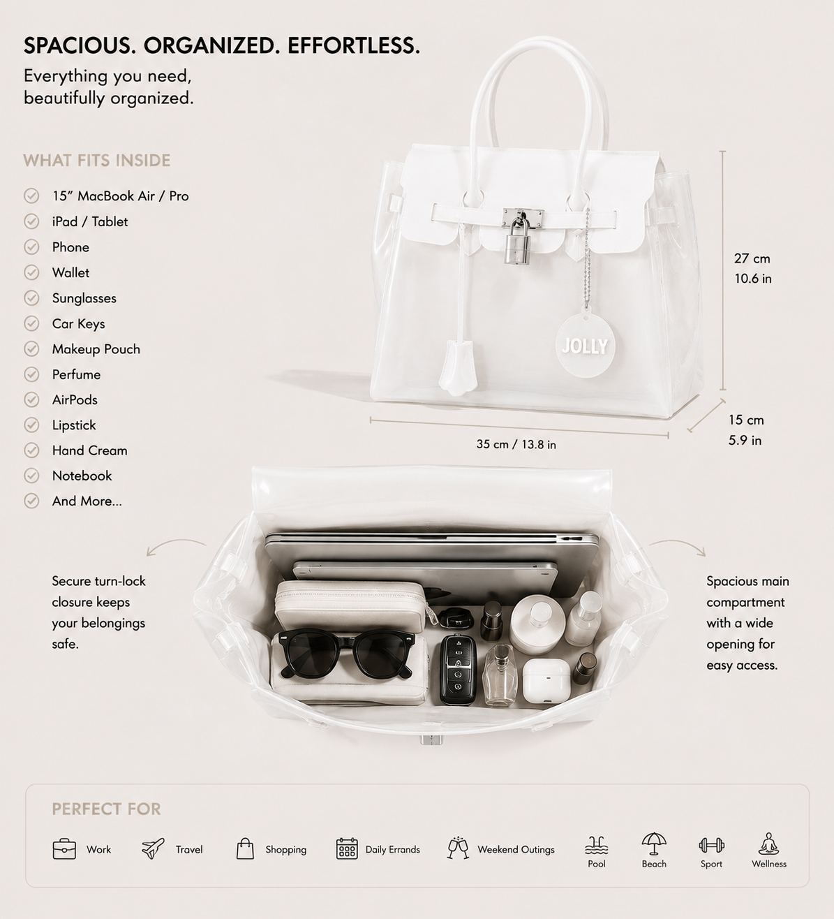 THE JOLLY BAG — Creamy