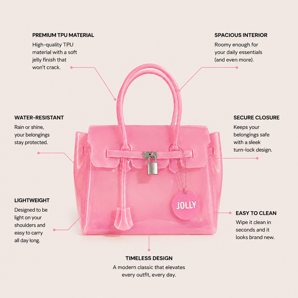 THE JOLLY BAG — Blush