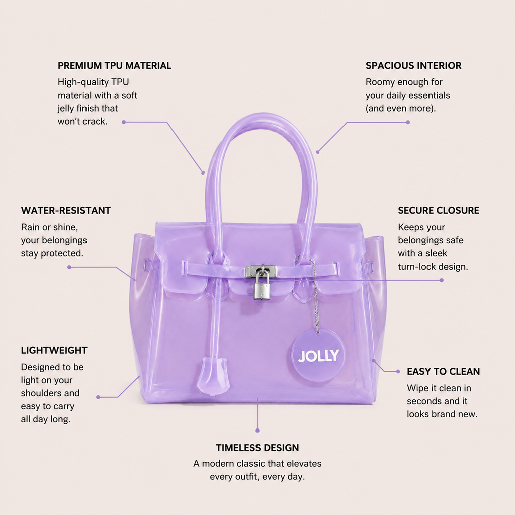 THE JOLLY BAG — Purple